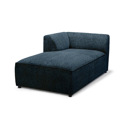 Sofa modułowa BRICK Moduł L Lewo Atramentowy Grafit (BELLA 30)