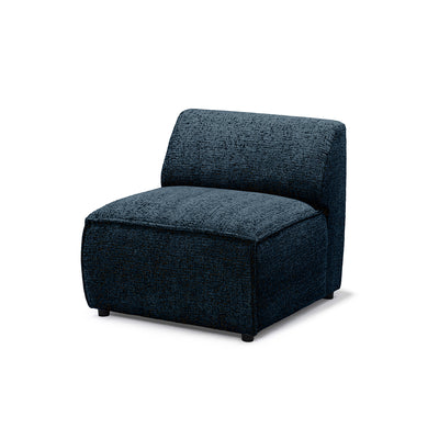 Sofa modułowa BRICK Moduł S Lewo Atramentowy Grafit (BELLA 30)