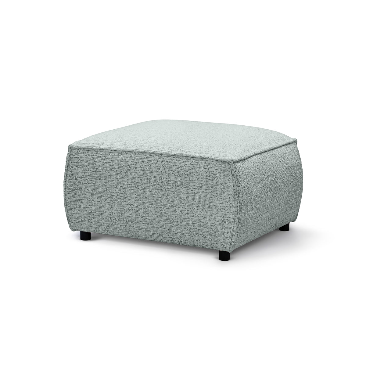 Puf 94 x 40 cm i moderne stil | BRICK Smaragdgrå (BELLA 35)