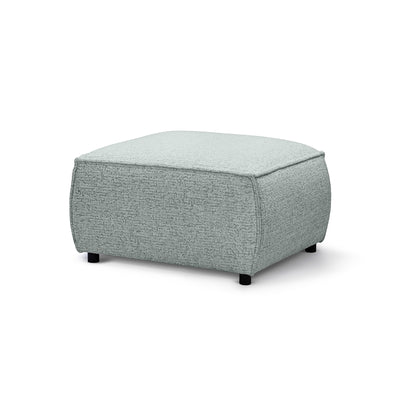 Puf 94 x 40 cm i moderne stil | BRICK Smaragdgrå (BELLA 35)