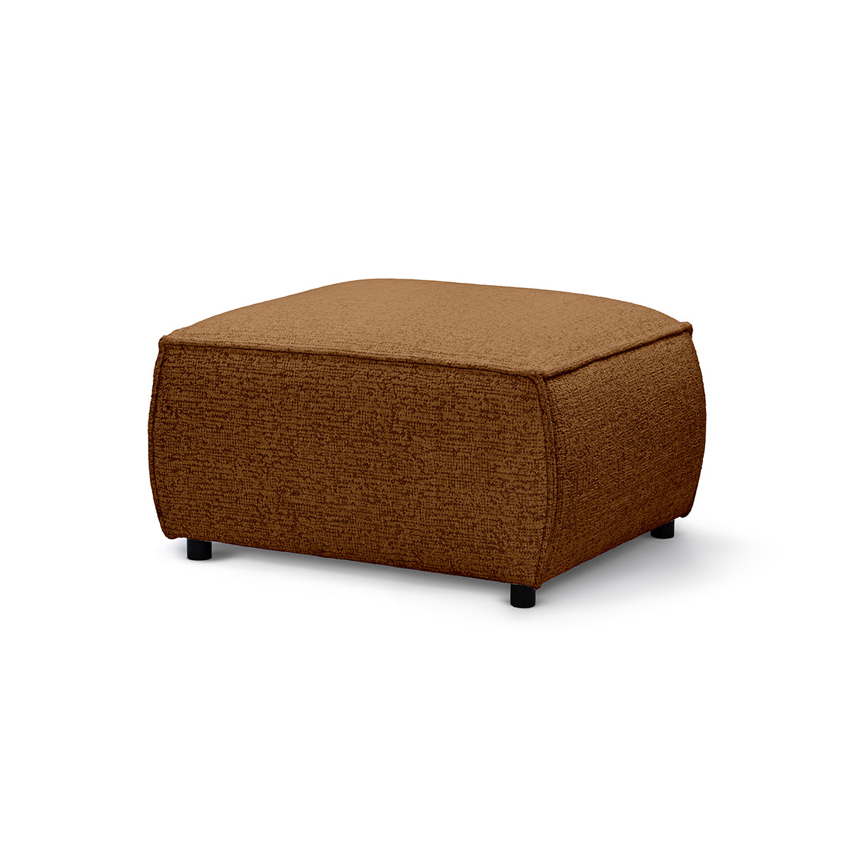 Puf 94 x 40 cm i moderne stil | BRICK Nøddebrun Mat (BELLA 40)