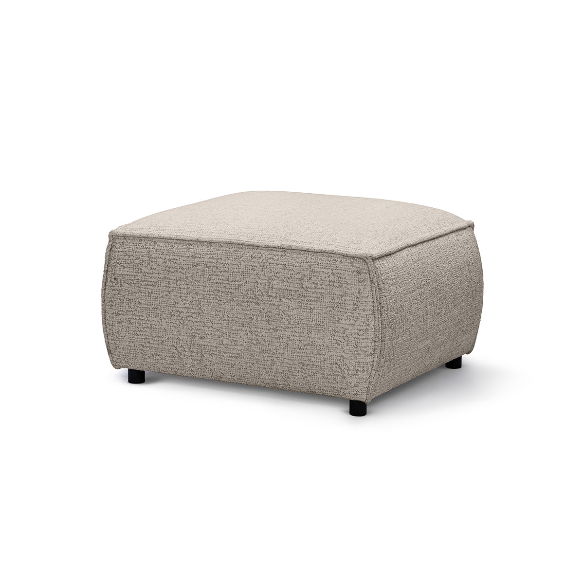 Puf 94 x 40 cm i moderne stil | BRICK Dæmpet Hør (BELLA 60)