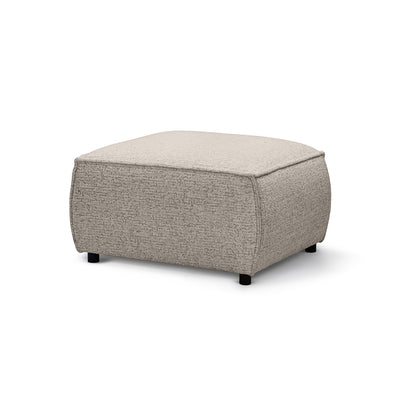 Puf 94 x 40 cm i moderne stil | BRICK Dæmpet Hør (BELLA 60)