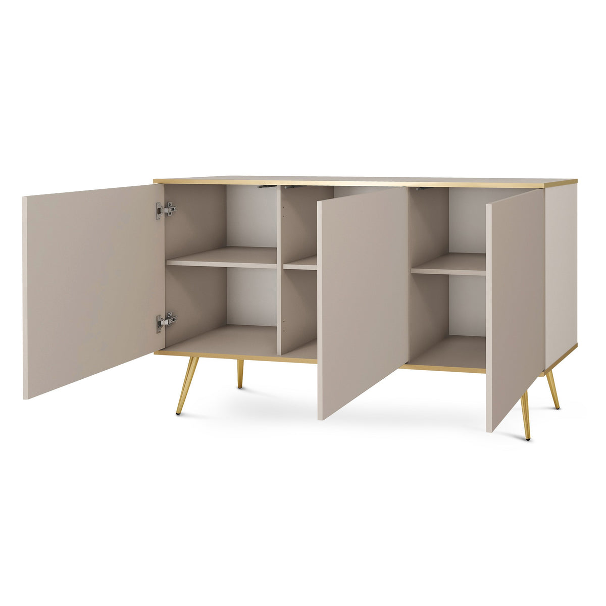 Meva-kommode 160x85 i glamour-stil – billede 3