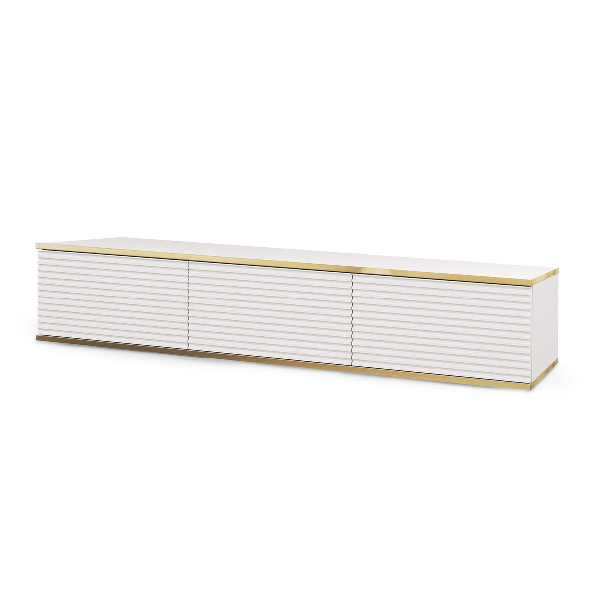 Meva TV-bord 175x30 med gyldne detaljer – billede 8