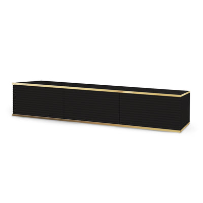 Meva TV-bord 175x30 med gyldne detaljer – billede 12