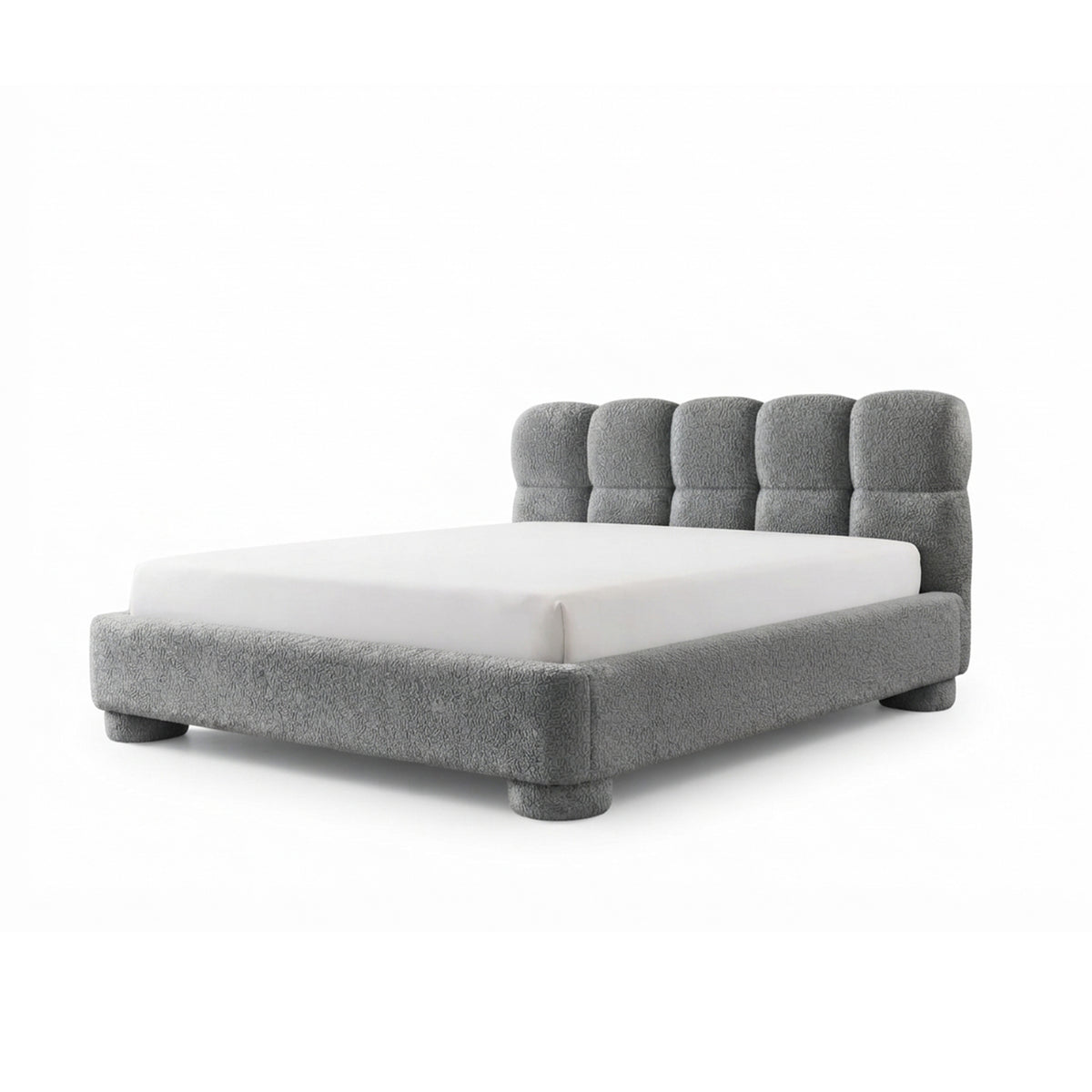 Lattro-polstret seng 120x200–200x200 med opbevaringsrum i modern organic-stil, stof i farven Coral – hovedbillede | Pillovely