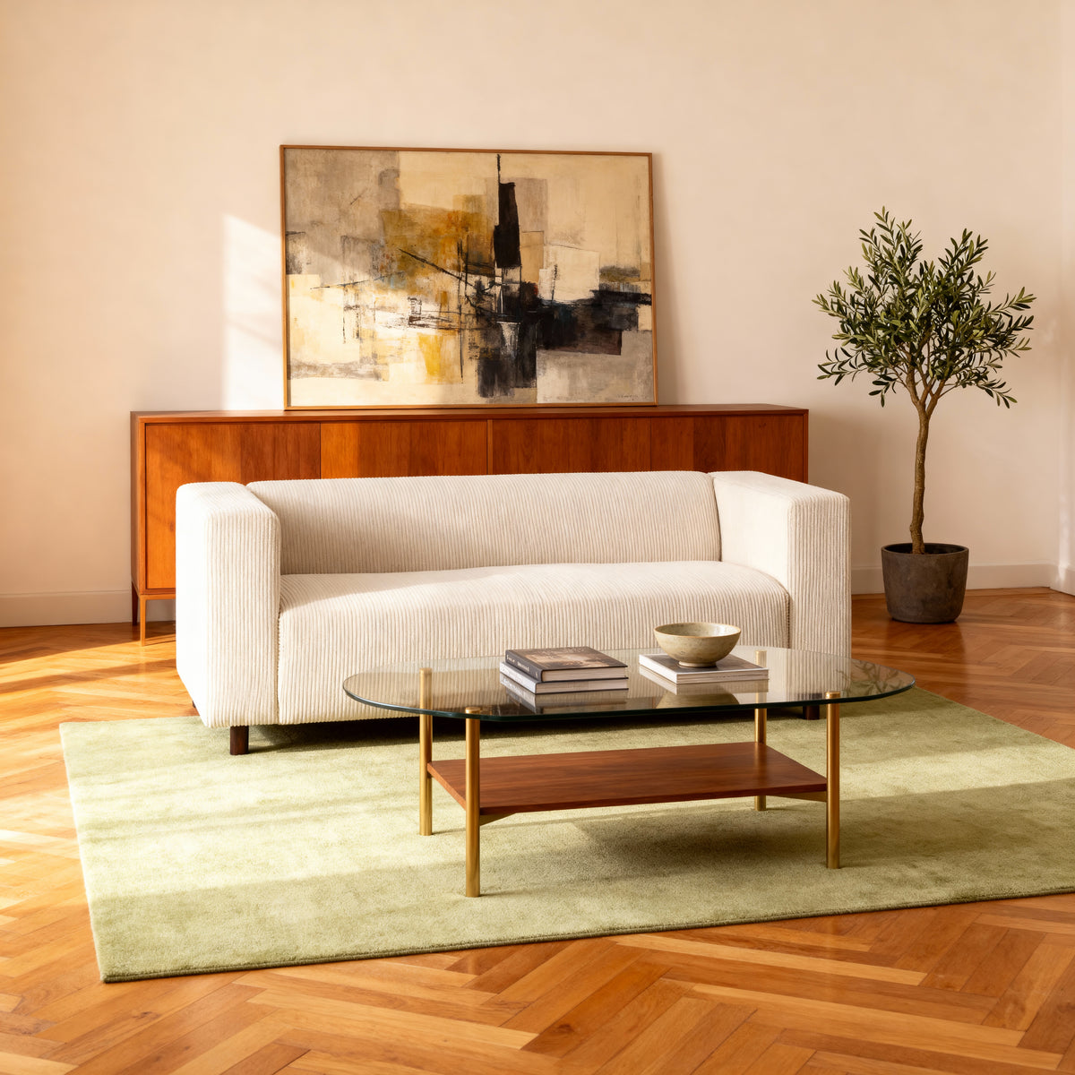 July 3-personers sofa, 175 cm – i indretningen