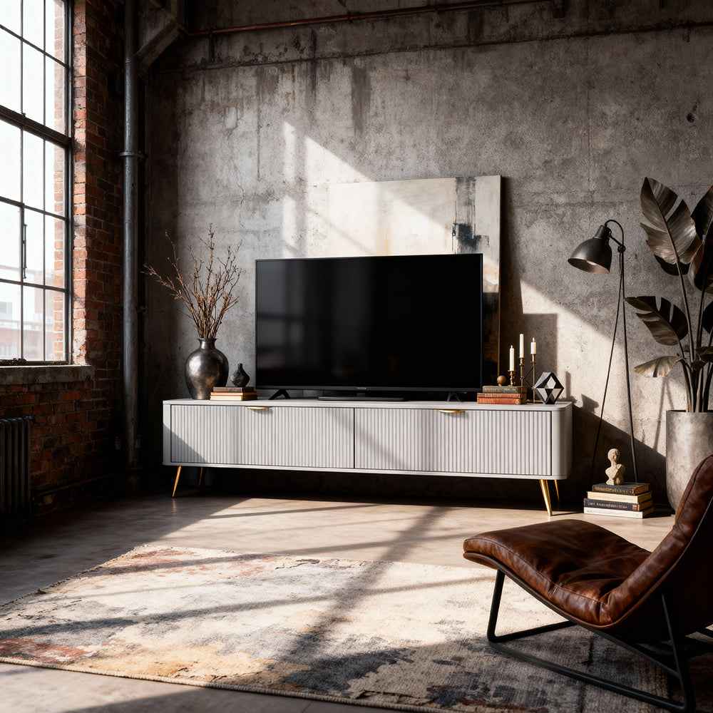 Laanti TV-bord til fjernsyn, 200x51, i moderne stil – i indretningen
