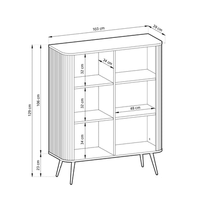 Eva-kommode 103x129 i moderne stil – billede 10