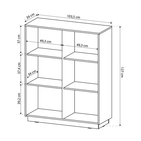 Westa-kommode 104x127 i moderne stil – billede 12