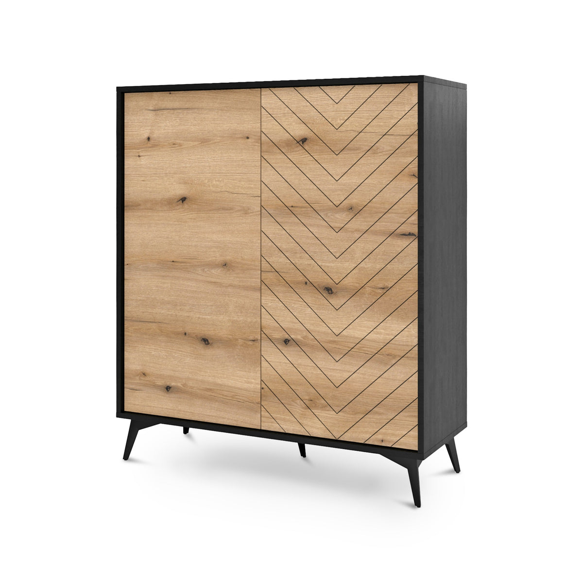 Nirwana-kommode 104x119 i loftstil – hovedbillede | Pillovely