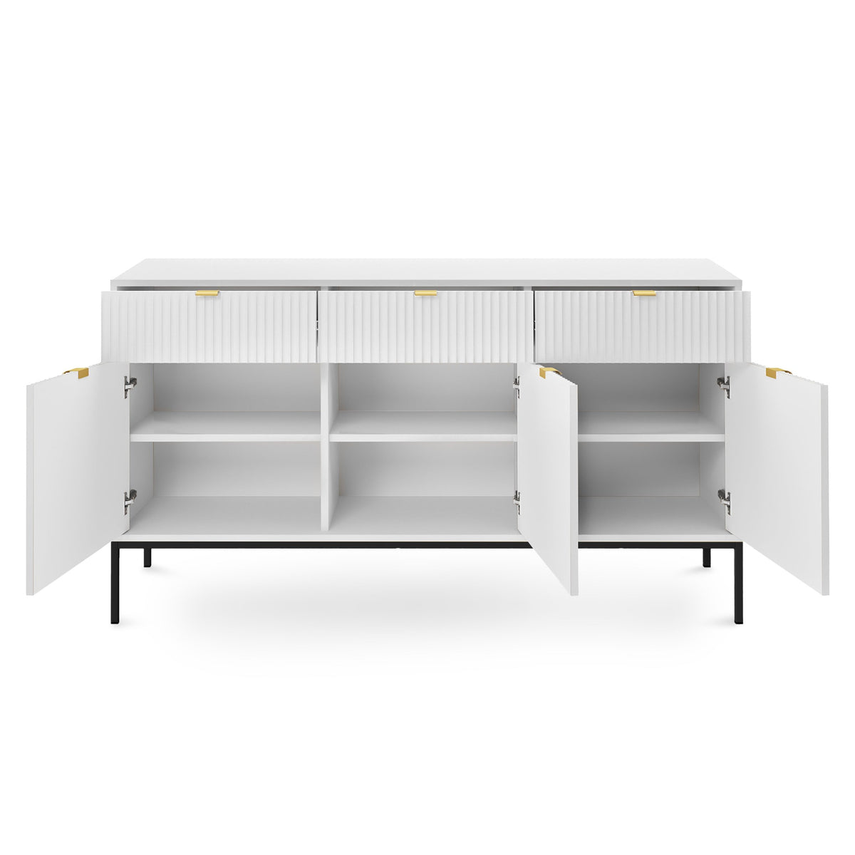 Roza-kommode 154x83 i glamour-stil – billede 13