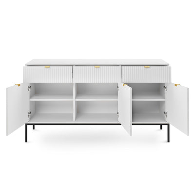 Roza-kommode 154x83 i glamour-stil – billede 13