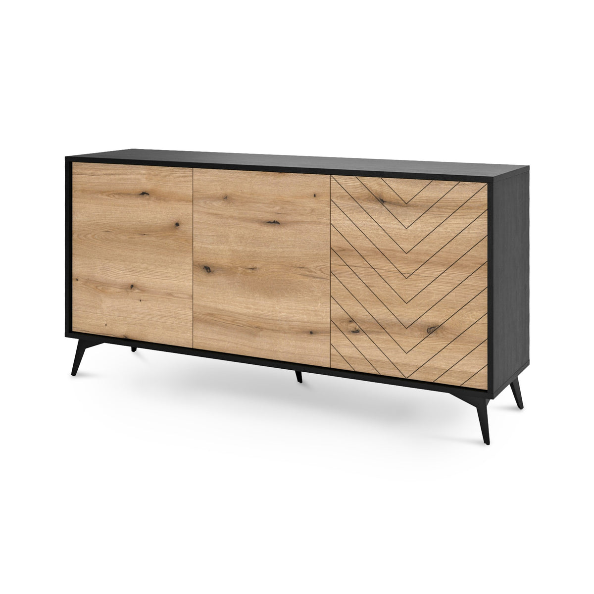Nirwana-kommode 154x77 i loftstil – hovedbillede | Pillovely