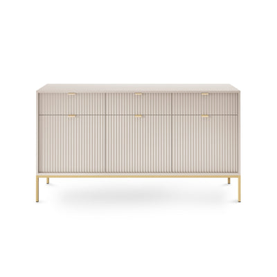 Roza-kommode 154x83 i glamour-stil – billede 3