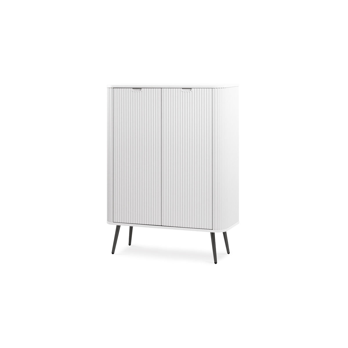 Kommode 103x129 i moderne stil | Eva Hvid Sort