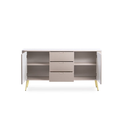 Eva-kommode med låger og skuffer, 168x87, i moderne stil – billede 9