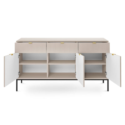 Roza-kommode 154x83 i glamour-stil – billede 7