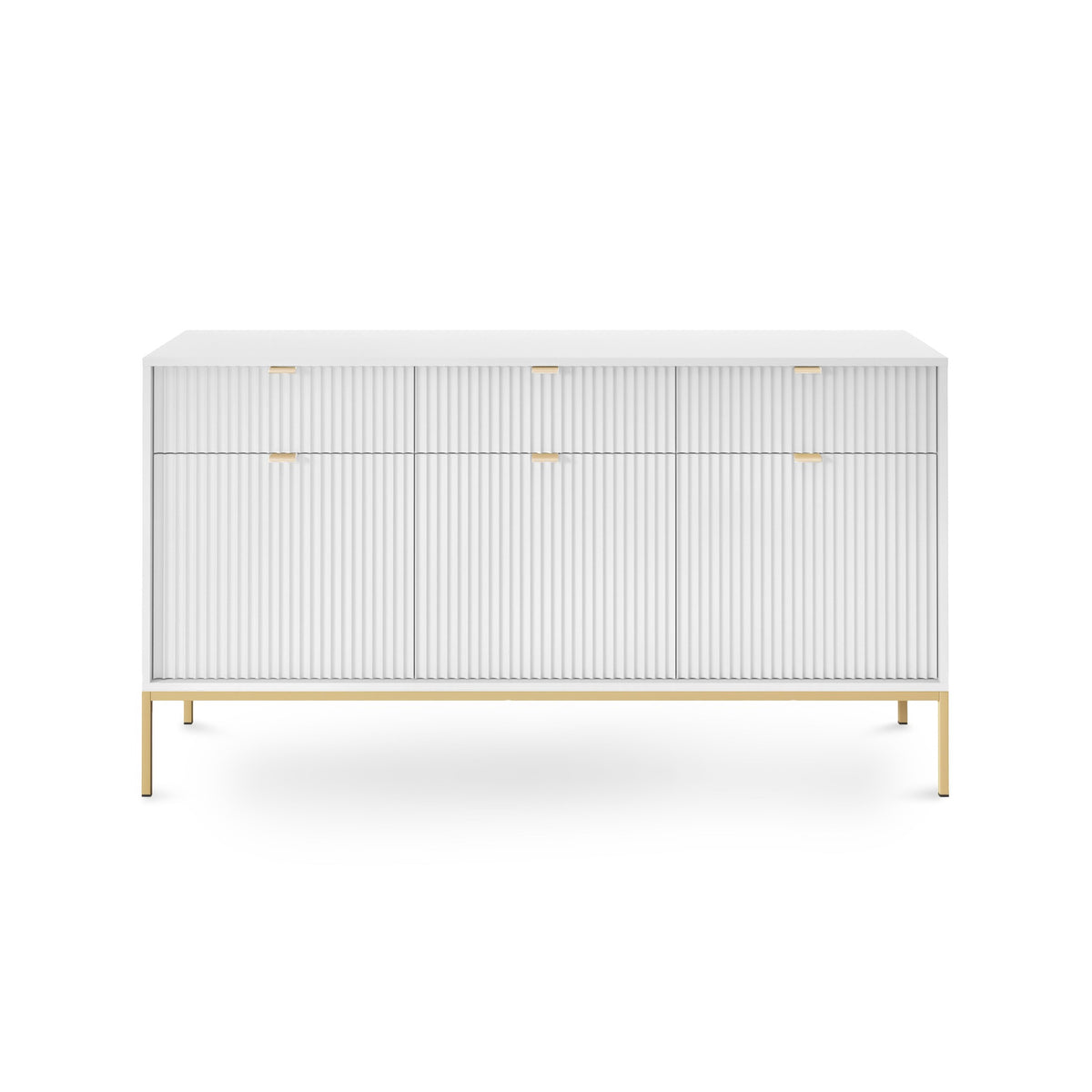 Roza-kommode 154x83 i glamour-stil – billede 9
