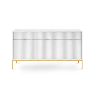 Roza-kommode 154x83 i glamour-stil – billede 9