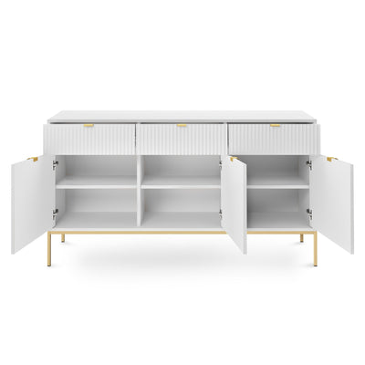 Roza-kommode 154x83 i glamour-stil – billede 10