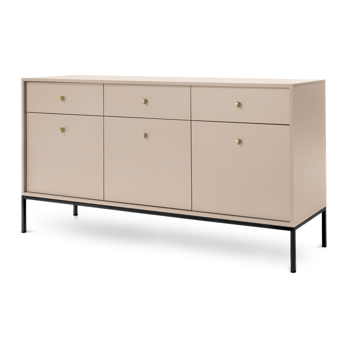 Kviat-kommode 154x84 i vintage-stil – billede 4