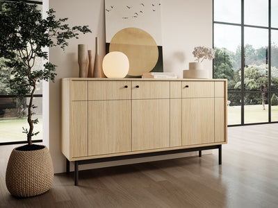 Sabi-kommode 154x84 i japandi-stil – billede 8