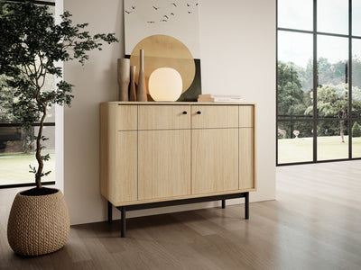 Sabi-kommode 104x84 i japandi-stil – i indretning