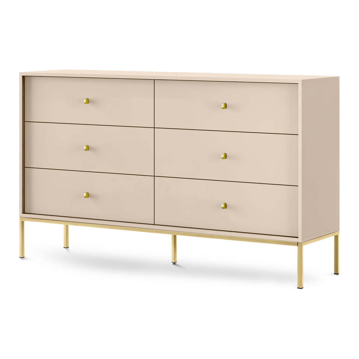 Kviat-kommode 154x89 i vintage-stil – billede 12