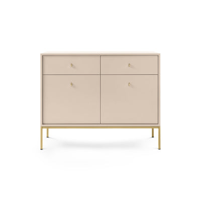 Kviat-kommode 104x84 i vintage-stil – billede 3