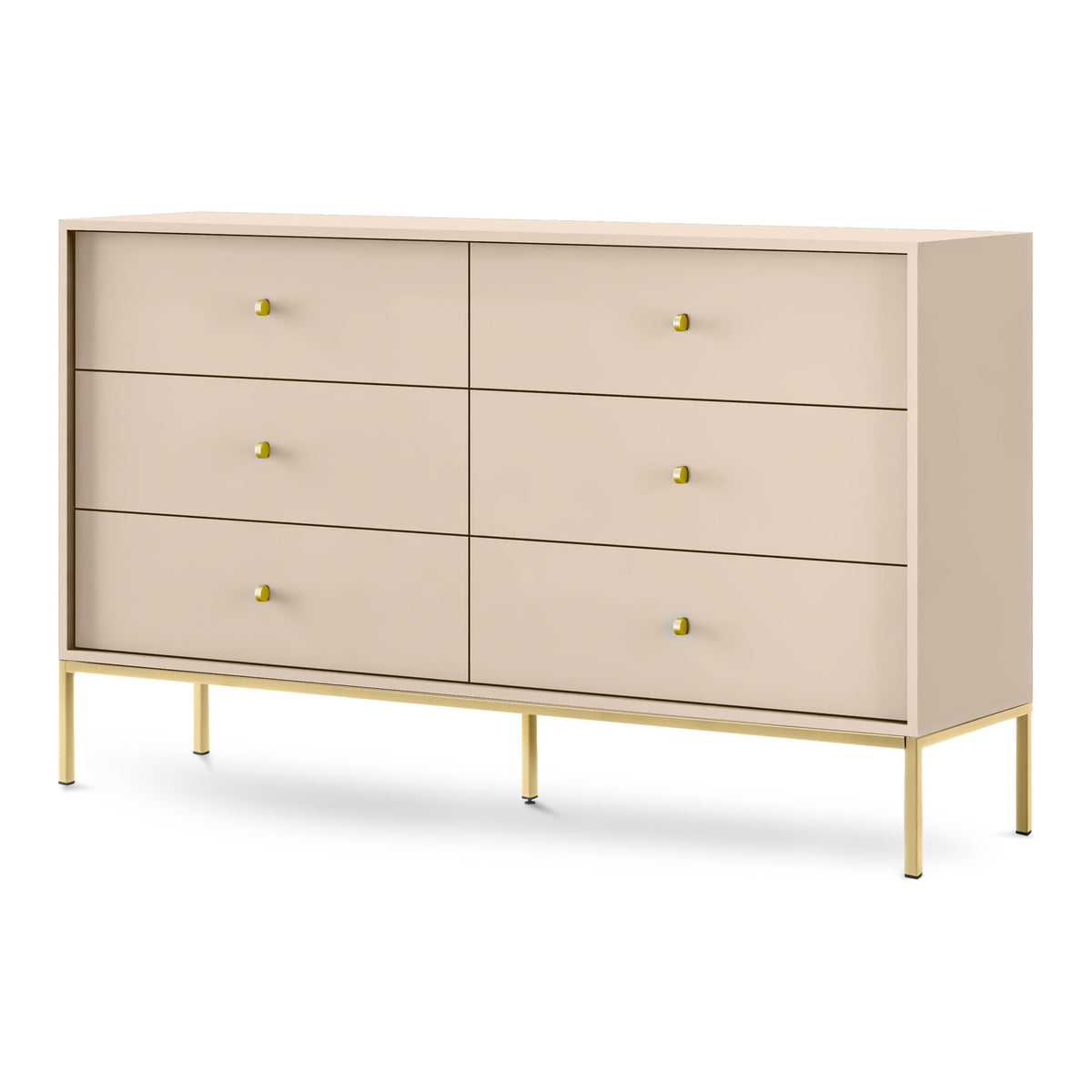 Kviat-kommode 154x89 i vintage-stil – hovedbillede | Pillovely