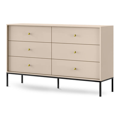 Kviat-kommode 154x89 i vintage-stil – billede 4