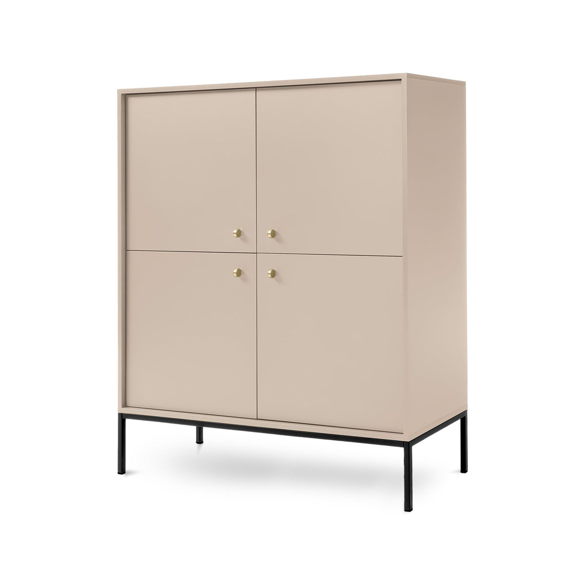 Kviat-kommode 104x126 i vintage-stil – billede 4