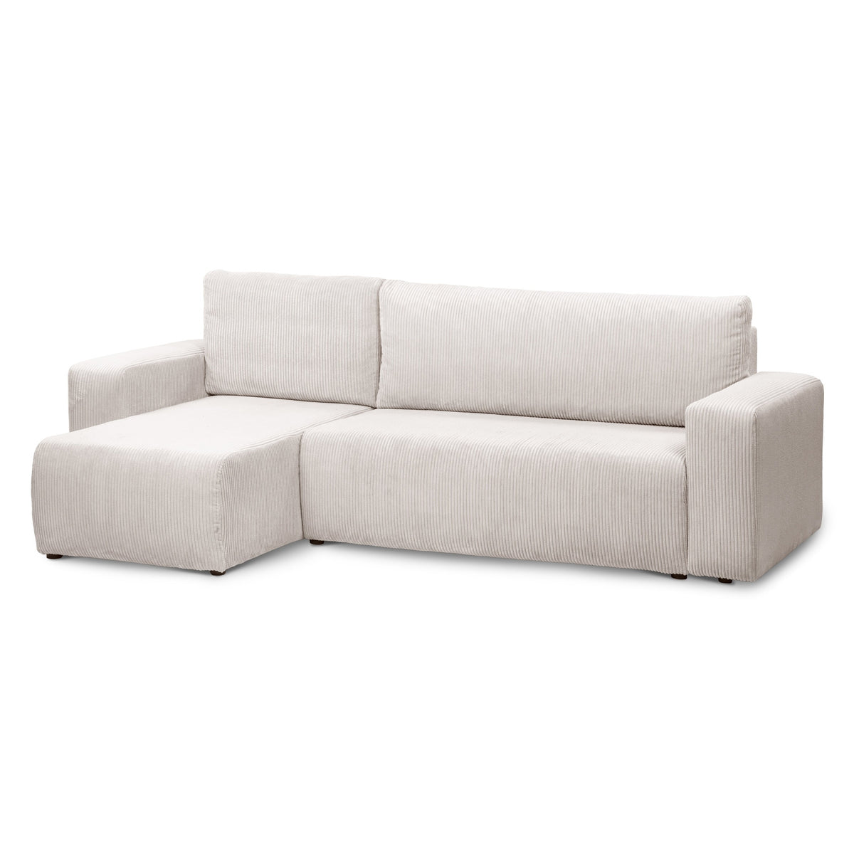 Kingi universel hjørnesofa med sovefunktion til 3 personer, 200x142–154, i loft-stil – hovedbillede | Pillovely