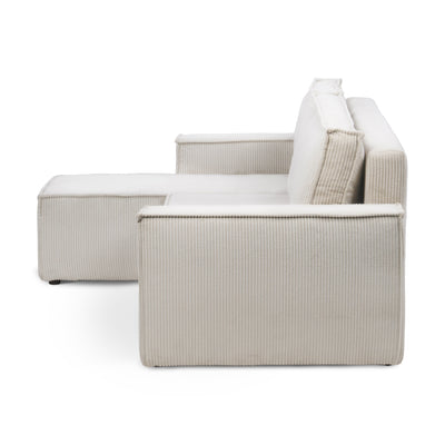 Agi universel hjørnesofa med sovefunktion til 3 personer, 200x142–154, i loftstil – billede 4