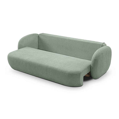 Olemo-sovesofa, 142x200, i moderne stil, Abriamo-stof – med åbne fronter