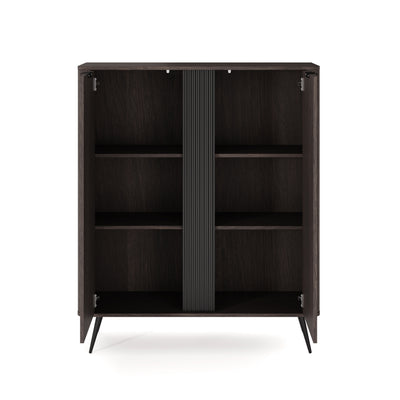 Høj kommode med 2 låger, 113 x 134, i soft loft-stil | Velia