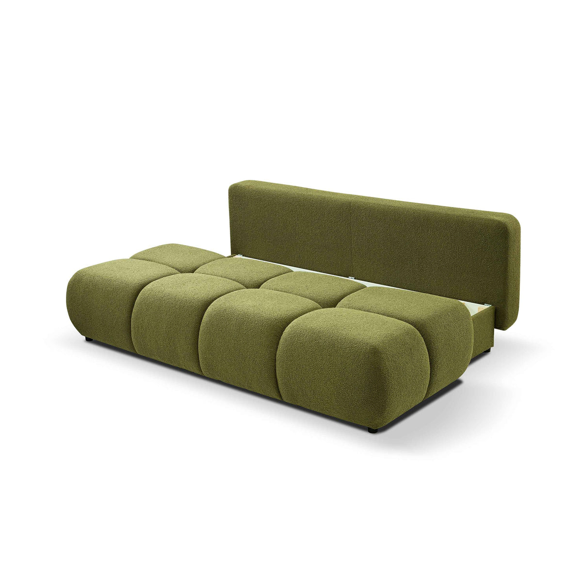 3-personers sofa med sovemulighed, 142x200, i blød minimalistisk stil | Milorya