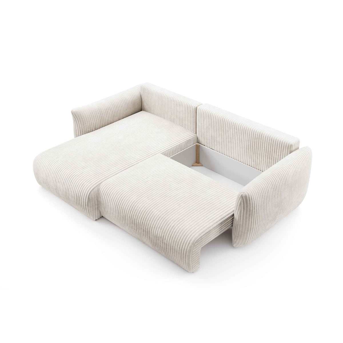 Alloro-hjørnesofa med sovefunktion, 257 cm, i moderne stil – billede 7