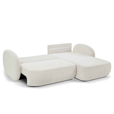 Olemo DL-hjørnesofa med sovefunktion, 248 cm, i moderne stil, Aragon-stof – billede 3