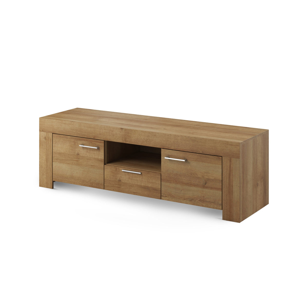 TV-bord + hylde 155x50+155x20 i moderne stil – model Gorky – hovedbillede | Pillovely