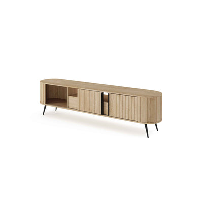 Llovia TV-bord 196x51 i moderne stil – med åbne fronter