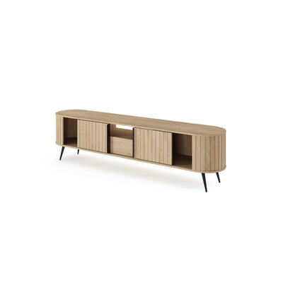 Llovia TV-bord 196x51 i moderne stil – med åbne fronter