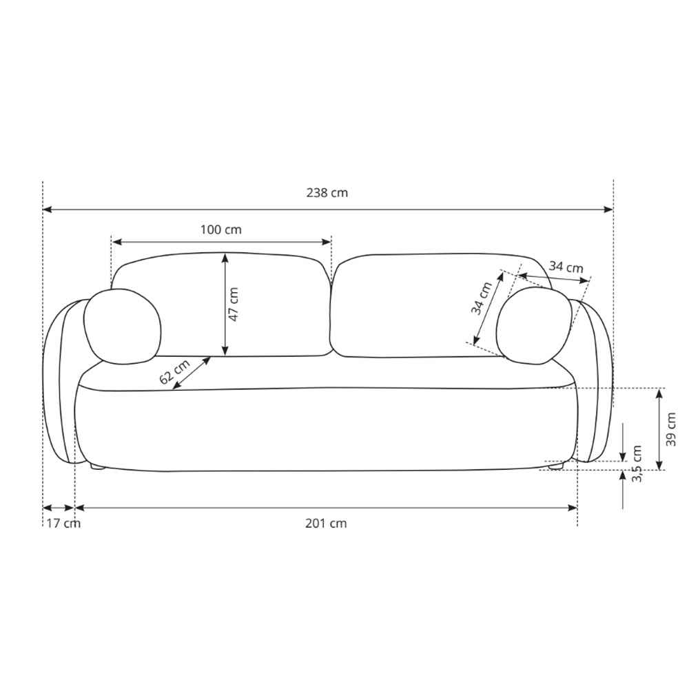 Olemo-sovesofa, 142x200, i moderne stil, Abriamo-stof – billede 9