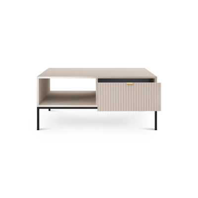 Roza sofabord 104x46 med skuffe i moderne stil – billede 8