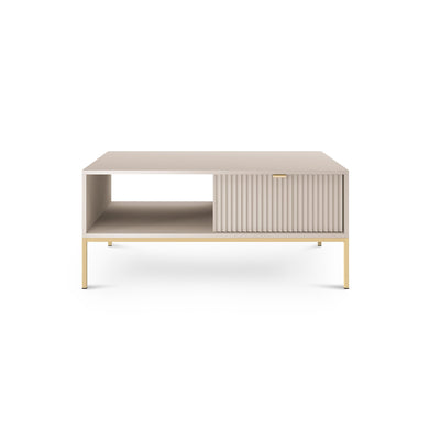 Roza sofabord 104x46 med skuffe i moderne stil – billede 3