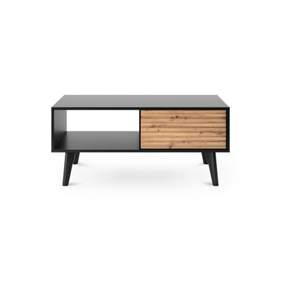 Sofabord Las 104x48 med skuffe i loftstil – billede 3