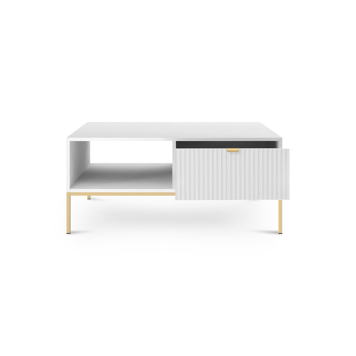 Roza sofabord 104x46 med skuffe i moderne stil – billede 11