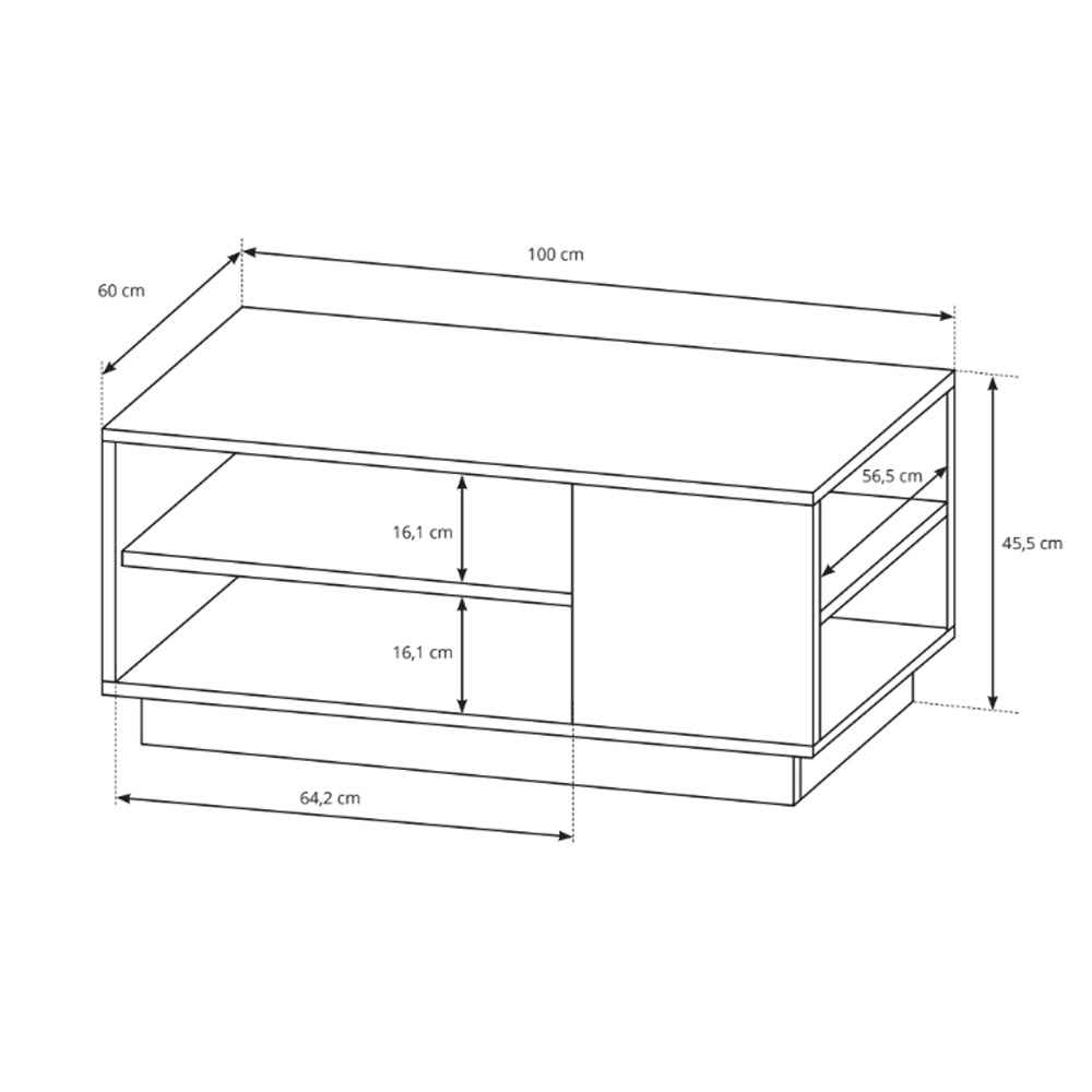 Armelia sofabord 100x46 i moderne stil – billede 4